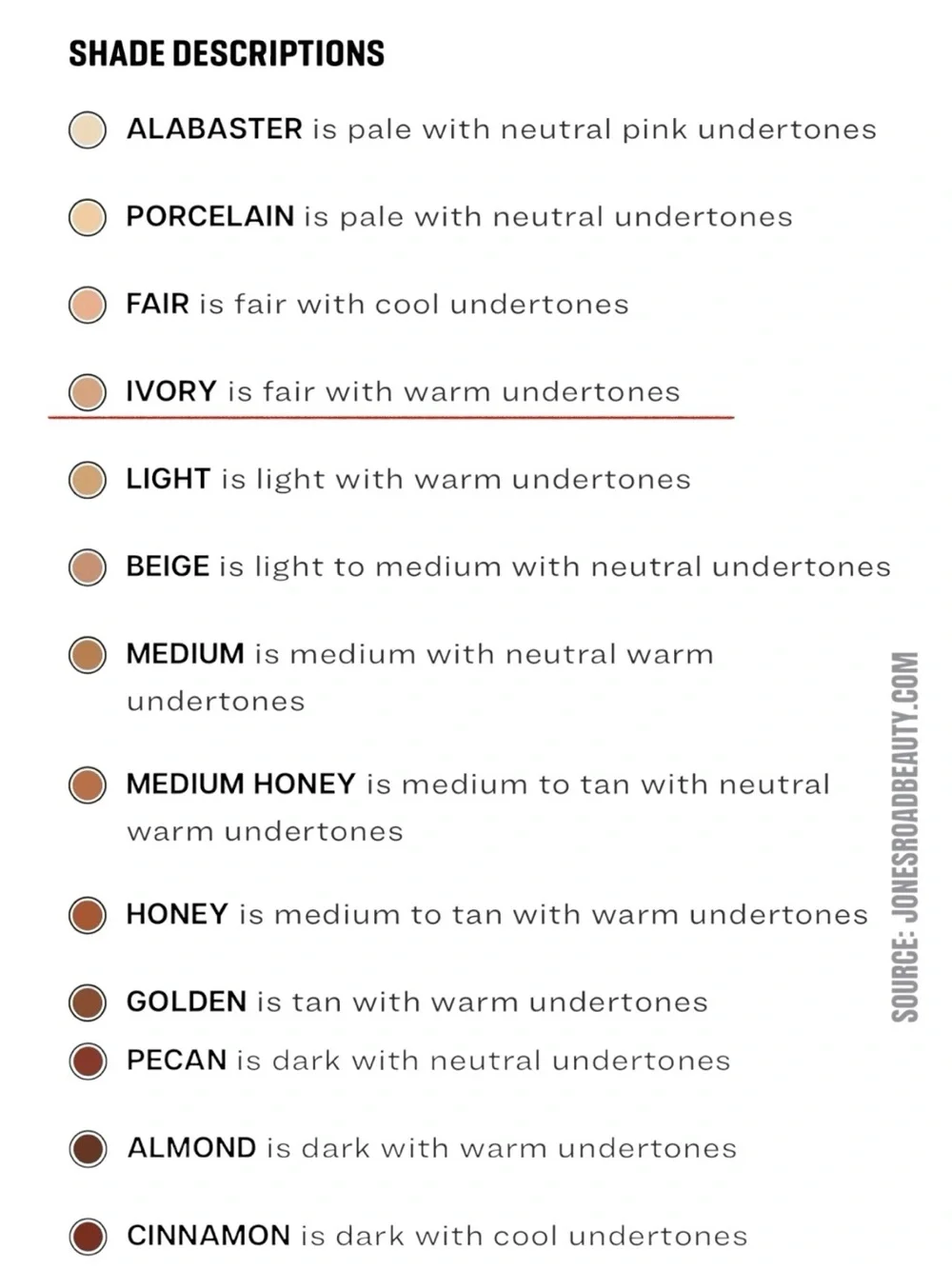 Jones Road - Just Enough Tinted Moisturizer, Full Size, Shade- Ivory
